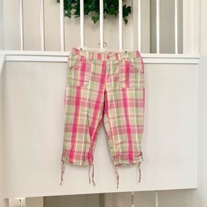 Plaid Capris